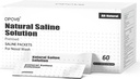 opove pre-zmiešané saline balíčky pre nosové umývanie zavlažovanie systémy, prírodné, a PH vyvážená pre Sinus Relief, 60 balíčkov (Nose Cleaner nie je súčasťou balenia)