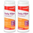 LEADER Psyllium Husk prášok doplnok 4-in-1 Fiber pre tráviace zdravie, rastlina založená 100% prírodné Psyllium Husk denné Fiber, lepok bez, non-GMO, v porovnaní s Metamucil 20.3 OZ (Pack of 2)