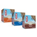 CLIF BAR - Energetické proteínové tyčinky - Variabilné balenie - 3 príchute - vyrobené z organického ovosu - energetické tyčinky - non-GMO - (30 balení)