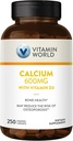 Vitamínový svet Vápnik 600 mg + vitamín D3 250 Obalené kapsle