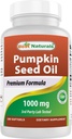 Najlepšie prírodné Pumpkin Seed Oil Bladder Control 1000 mg 180 Softgels