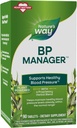 Nature's Way BP Manager, Supports Healthy Blood Pressure(1) & Heart Health*, with Stevia, Hawthorn, & Olive Leaf Extracts, 90 Tablets (Backaging May Vary)