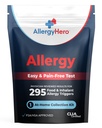 AlergiaHero Komplexné potraviny a životné prostredie Alergický test Kit s 295 Triggers pre dospelých & Deti 