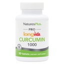 PrírodaPlus PRO Longvida Curcumin 1000 mg - 30 tabliet - Podporuje zdravú bezplatnú radikálnu ochranu - non-GMO, Vegan & Gluten Free - 30 porcií