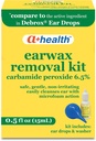 A+Health Earwax Elimination Kit, Carbamide Peroxid 6,5%, Made in USA, Drops and Ear žiarovky Syringe, 0.5 Ounces