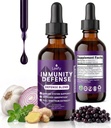 Leefy Organics Imunity Defense Blend - Organic Immune Suplement, Fast Absorbing Imunity Supplement, Immune Boosters for Adults, Immune Boost, Immune System Booster, Imunity Boost - 2 Oz
