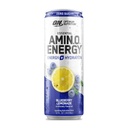 Optimum Nutrition Amino Energy Sparkling Hydration Drink, Electrolytes, kofeín, Amino Acids, BCAA, Sugar Free, Blueberry Lemonade, 12 Fl Oz, 1 počet (Backaging May Vary)