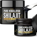 (2 balenie) Shilajit Pure Himalayan Organic Resin - Natural Authentic Lab Tested Formula pre mužov, ženy - žiadne ťažké kovy - 600mg Max Strength s 85+ Trace Minerals Golden Grade Shilajit Supplement