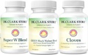 Dr Clark Store Intestine Support & Cleanse Kit - s freeze-Dried Green Black Walnut Hulls, Wormwood, a klinčeky-Pomoc udržať optimálnu funkciu sietnice