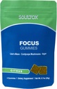 Soultox Focus Lion Mane Gummies - Citrus Flavor - Vegan Formulation s organickými Lions Mane a Cordyceps - Zvýšiť pamäť, zameranie a energiu - Citrus Flavor - Single Pack