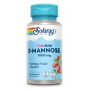 Solaray D-Mannose 1000mg s CranActin Cranberry extraktu - D Mannose Cranberry doplnok s vitamínom C - podporuje močové tract a močového mechúra zdravie - Vegan, 60 dní záruka, 30 Servings, 60 VegCaps