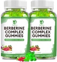 Berberin Complex Gummies- Berberine s škoricou cejlónovou, kurkuma, mlieko bodkavý melon pre celkové imunitné zdravie -120 grófov