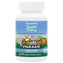 Natures Plus Animal Parade Zubnej víly Detské žuvačky - Prírodné Vanilková aróma - 90 Zvieracie-Shaped Tablety - Zubné zdravotné doplnky - Vegetarián, lepok zadarmo - 45 Serviv