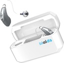 BlaidsX Neuro Dobíjateľné RIC + Programovateľné sluchové pomôcky pre dospelých s mobilným App sluchový test a zrušenie hluku, sluchové pomôcky pre seniorov, Dual Mic & 96 DSP kanálov. USA-Made procesor