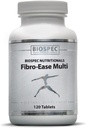 BIOSPEC NUTRITIONALS Fibro-Ease Multi - Obsahuje esenciálne vitamíny a minerály - Podpora Výroba energie a všeobecné zdravie (120 Kapsule)