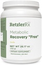 HormoneSynergia Metabolické zotavenie Formula - Optimálna Gastrointestinálne, Hepatálna a Intestinálna GHI podpora - Cukor a Stevia Free Vanilla