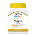 21st Century Niacin 250 mg tablety, 110- Count (Pack of 2)