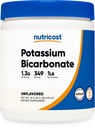 Nutricost draselný bikarbonát prášok 1 LB - bezlepok, bez GMO