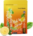 Prášokvitamín Electrolytes Powder Plus (100 porcií) Čierny čaj Lemonade Electrolyte Powder Zero Calorie Keto,0 Cukor, No Maltodextrín,1000mg Draslík,120mg Vápnik,120mg Magnézium, Hydratačný prášok