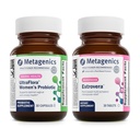 Metagenics Bundle - UltraFlora Ženské & jej Wellness Estrovera - 30 Počet UltraFlora Ženy pre Vaginálne zdravie - 30 Tablety Estrovera pre horúce riasy, Menopauza Relief & Nočné potenie
