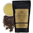 Harney and Sons Green Hot škorica korenie čaj 16 oz voľne lístie čaj
