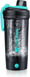 VOLTRX fľaša Shaker, Gallium USB C dobíjateľný elektrický proteínový mixér, Shaker poháre pre proteíny a náhrada jedla Shakes, BPA zadarmo, vyrobený s Tritan, 24oz