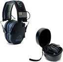 Walker's Britva Slim Electronic Streľba na ochranu sluchu Muff (zvuk zosilnenie a potláčanie) s ochranným puzdrom