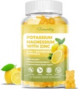 Draslík Supplement Gumies pre dospelých: Dusičnan draselný 99 mg - Draslík horčík doplnok pre svalovinu, Electrolyte, Energia