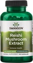 Swanson Reishi Mushroom Extract 500 Milligrams 90 Kapsule