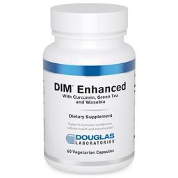 Douglas Laboratories DIM Enhanced - Supports Hormone Balance, Cellular Health & Detox* - With Antioxidants, Green Tea Extract & Wasabia - 60 Vegetariánske kapsule