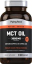 Piping Rock MCT Oil Softgel Kapsule 