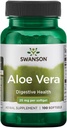 Swanson Aloe Vera 25 Milligrams 100 Sgels