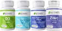 EZ Melts Essential Men's Health Bundle, bez cukru, 1-3-Mesiac dodávky