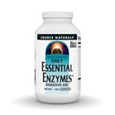 Zdroj Naturals Essential Enzymes 500mg, Bio-Aligned Multiple Enzyme Supplement Herbal Defense for Digestion, Gas, Zápcha & Bloating Relief - Digestive Aid* - 360 Kapsule, 360 Servings