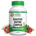 Botanická voľba Tráviace Enzyme Complex - Tráviaca pomoc pre zdravé Gut doplnok pre lepšie trávenie a lepšie vstrebávanie živín na upokojenie brucha Bloating - 90 pilulky