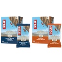 CLIF BAR - Energetické proteínové tyčinky - Chrumkavé arašidové maslo a arašidové maslo Banana s tmavou čokoládou - balenie odrody - vyrobené z organického ovsa - energetické tyčinky - non-GMO - (20 balení)