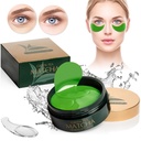 Zelený čaj Matcha spevňujúce očné masky, 30 Pairs kolagén patches for Fine Lines, Vrásky, Pod očné tašky a Puffy Očné ošetrenie, Tvárové gél Pads, ktoré znižujú príznaky starnutia