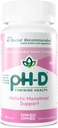 pH-D Feminine Health Support - Holistic Menstrual Support - Orálny doplnok s vápnikom, horčíkom, harmančekom a čiernym Cohosh - 90 Počet