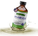 Ionic Koloidné striebro Tekutina 20 PPM Bio Aktívne pre imunitnú podporu Sklenená fľaša 8oz Organické doplnok