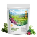 Hudetex Greens Powder Superfood for Immune Support with 12 oz, Greens Powder Smoothie Mix with Chlorella, Jačmenná Grass, Kale & Cvikla Smoothie Booster, Chlorophyll Providing Greens.