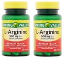 Jarné údolie: 100 kapsúl 500 Mg Ea. L- arginín (dávka 2)