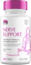 Nerve Savior for Neuropathy 828mg, Advanced Nerve Support Supplement, Renew for Healthy Feet, Best Regen with Alpha Lipoic Acid, Vitamíny D, B6, B12-60 Kapsule