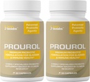 Prourol Patentovaný PROBIOTIC doplnok pre zdravie močových ciest, Podpora močového mechúra, Immune Boost, Častá úľava od močenia, UTI zdravie, prírodné zložky, denne celková podpora zdravia-2 fľaše - 120 Počet