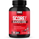 Skóre Force Factor! Hardcore Nitric Oxide Booster doplnok pre mužov s L- Citrulín, Yohimbe, Black Maca & B Vitamíny zvýšiť vytrvalosť, a maximalizovať fyzický výkon, 120 tabliet