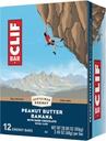 CLIF BAR - Arašidové maslo Banana s tmavou čokoládovou príchuťou - vyrobené s organickým Ovosom - non-GMO - Plant Based - Energetické tyčinky - 2.4 oz. (12 Balenie)