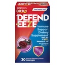 Defend-EEZE Imunitná podpora Diétne doplnky Lozenges, 100% denná hodnota zinku, vitamíny C a D na dávku, s Echinacea a bazy, bazová príchuť, 30 Lozenges