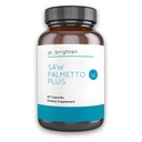 Dr. Brighten Saw Palmetto Plus - Prírodné diétne doplnok pre ženy - PCOS podpora pre prevenciu vypadávanie vlasov Akné Olejovité kože