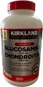 Kirkland Signature Glukosamín HCI 1500mg Chondroitín Sulfate 1200mg 220 Tablety/Nový zvýšený počet