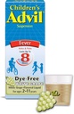 Deti Advil Liquid Pain Relief Medicine and Fever Reducer, 100 Mg Detský Ibuprofén pre vek 2-11, White Grape - 4 Fl Oz