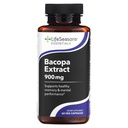 LifeSeasons Essentials - Bacopa Extract Supplement - Podpora pamäte a duševné zameranie - Podporuje zdravý stres odpoveď - Boost Cognitive Funkcia - 900mg na obsluhu - 60 Kapsule